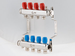 Коллекторная группа ave135 4 выхода AV ENGINEERING AVE13500104, фото 2