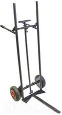 Тележка ручная для перевозки шин на двух колесах 300кг(расстояние между стойками-350мм, длина лапы-620мм), фото 2