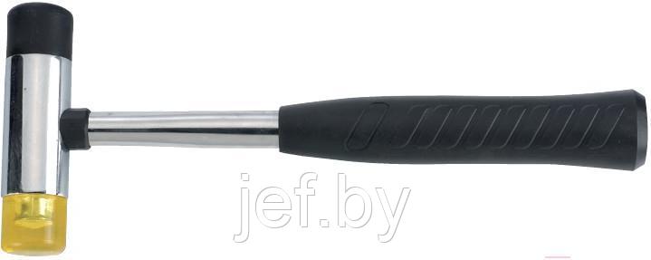 Молоток мягкий для рихтов. работ с резиновым бойками на маталлической ручке FORCE 616A700