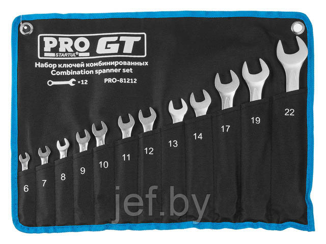 Набор ключей комбинированных 12шт GT полотно PRO STARTUL PRO-81212