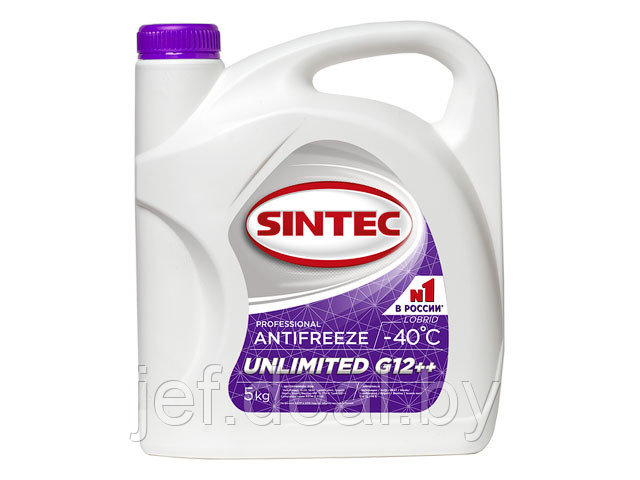 Антифриз -40 UNLIMITED G12 PLUS PLUS 5кг SINTEC 803584 - фото 1 - id-p197878630