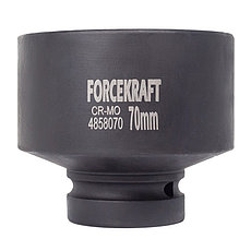 Головка ударная короткая 1" 70мм FORCEKRAFT FK-4858070, фото 2