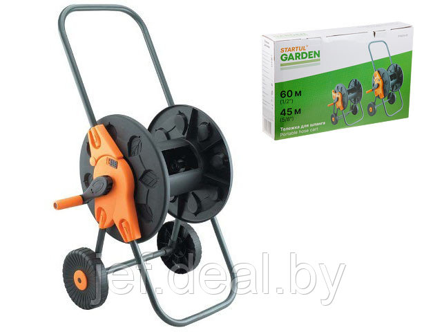 Тележка для шланга 1/2"/60м STARTUL GARDEN (ST6015-01) STARTUL ST6015-01 - фото 1 - id-p195492646