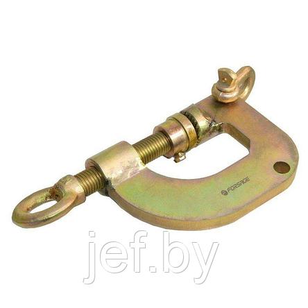 Захват струбцина двухфункциональный поперечное усилие 2т продольное 3т FORSAGE F-62507, фото 2
