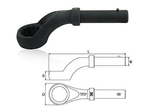 Ключ ударный накидной 50мм TOPTUL AAAV5050, фото 2