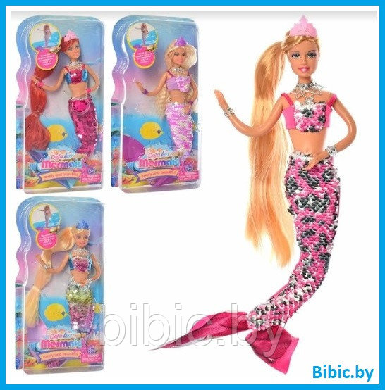 Детский набор кукла русалочка Defa Lucy 8433 русалка, игровой набор для девочек - фото 1 - id-p202257320