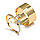 Парные безразмерные кольца Ключ от сердца, фото 2