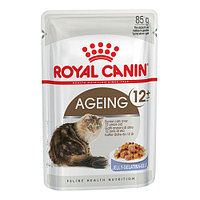 85г Влажный корм ROYAL CANIN Ageing +12 для взрослых кошек старше 12 лет, в желе (пауч)