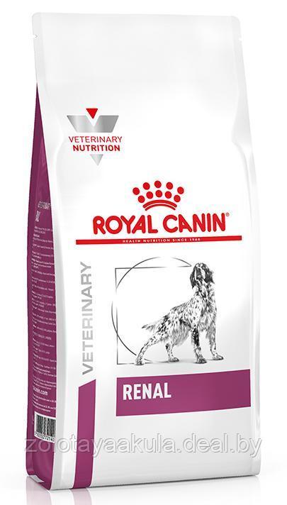 2кг Корм ROYAL CANIN Renal Canin диета для взрослых собак при острой или хронической болезни почек - фото 1 - id-p202259031