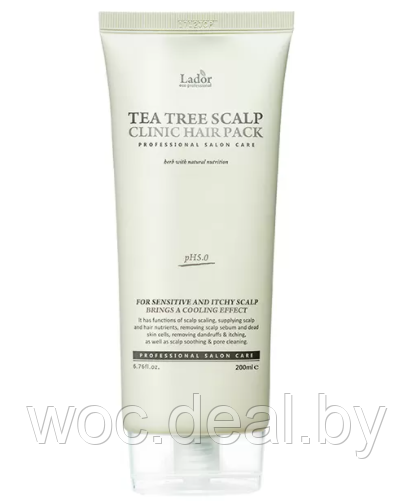 La'dor Маска для очищения кожи головы Tea Tree Scalp Clinic Hair Pack, 10мл - фото 1 - id-p167433643