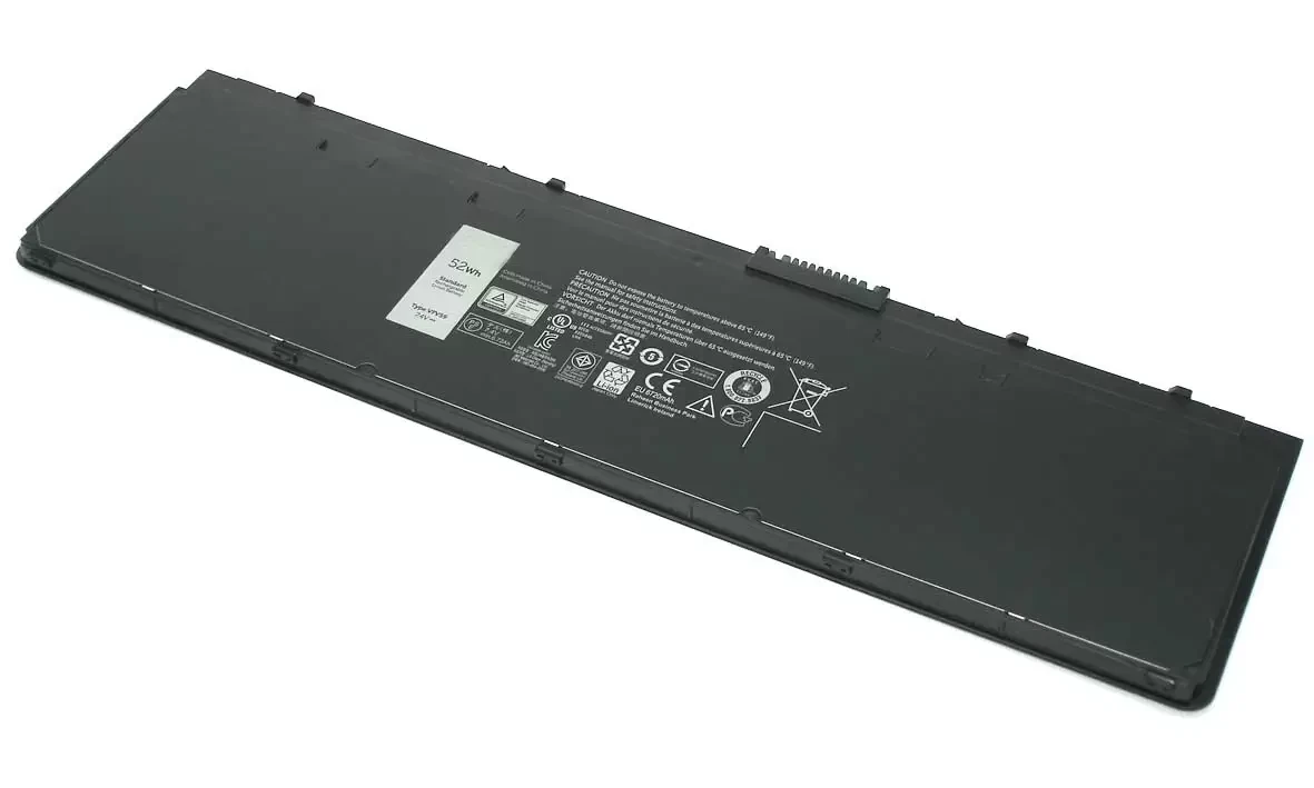 Аккумулятор (батарея) VFV59 для ноутбука Dell Latitude E7250, E7240 7000мАч, 7.4В, черный - фото 1 - id-p202262478