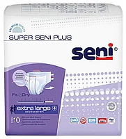 Подгузники для взрослых Super Seni plus extra large, 10 шт(130-170 см)