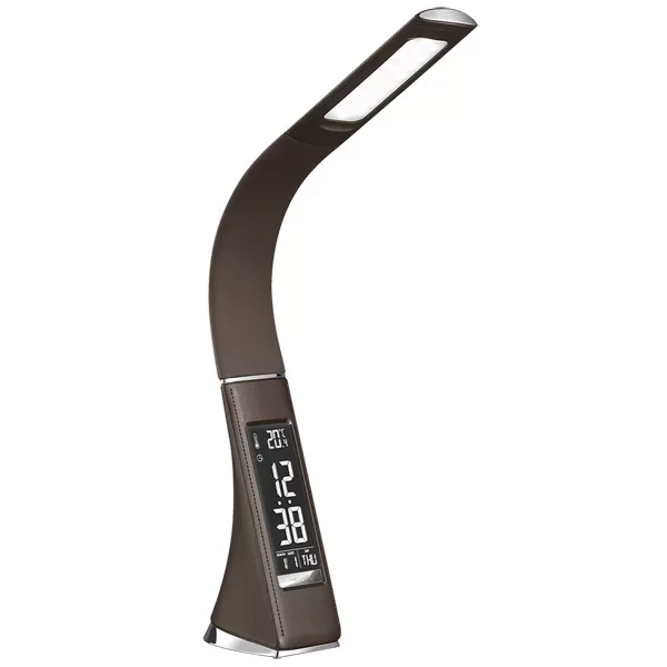 Настольная Бизнес Лампа с LCD-дисплеем Business Desk lamp Led (календарь, часы, будильник, термометр, 3 режима - фото 1 - id-p202260082