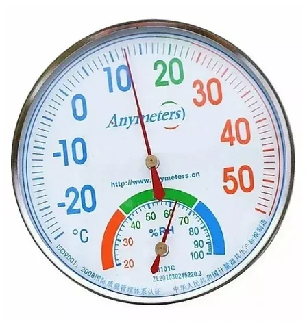 Термометр с гигрометром Anymeters, механический, от -30 (-20) до +50, фото 2