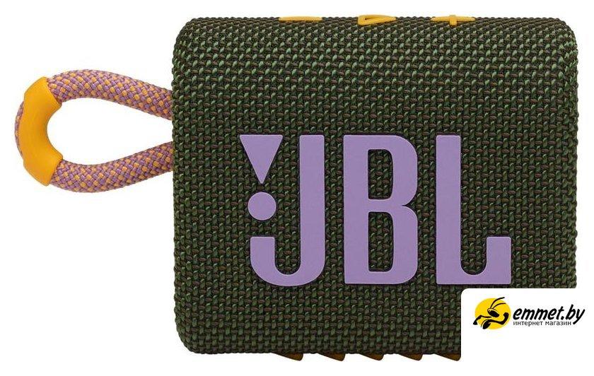Беспроводная колонка JBL Go 3 (зеленый) - фото 2 - id-p202265152