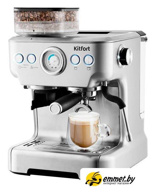 Рожковая кофеварка Kitfort KT-755 - фото 1 - id-p202266802
