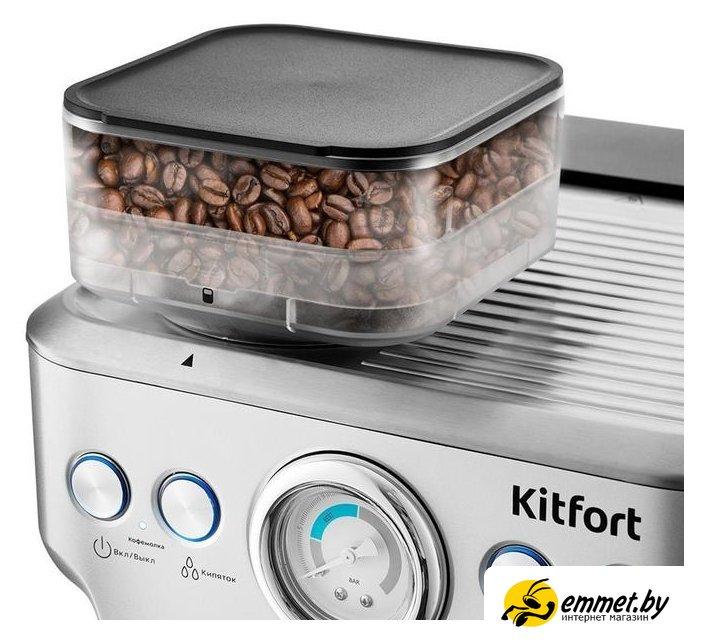 Рожковая кофеварка Kitfort KT-755 - фото 4 - id-p202266802