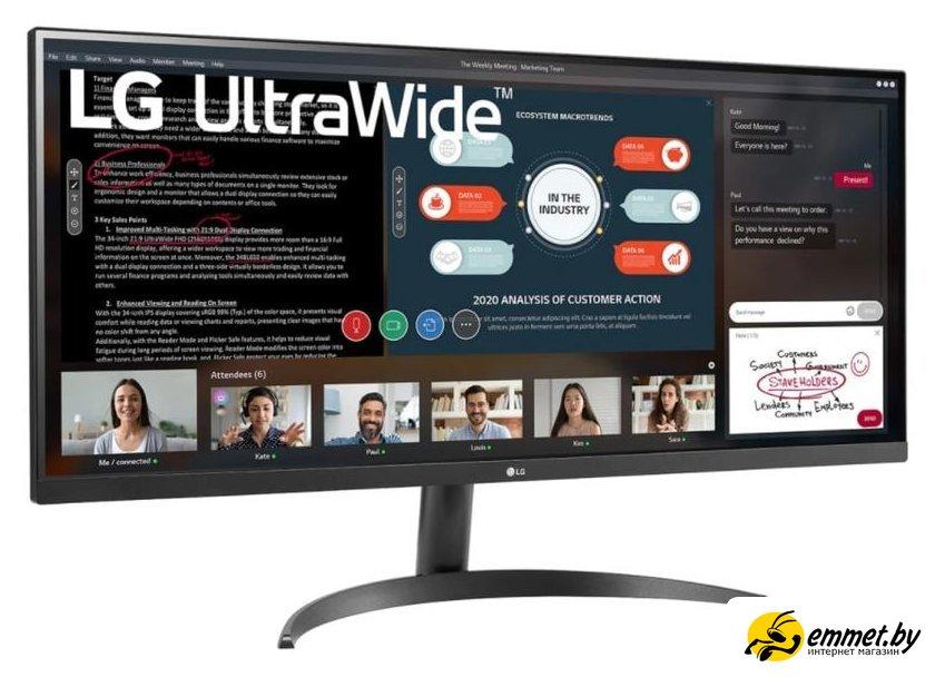 Монитор LG UltraWide 34WP500-B - фото 3 - id-p202264357