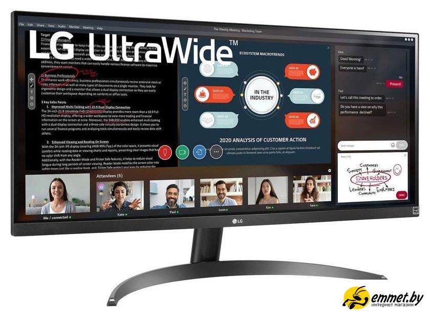 Монитор LG UltraWide 29WP500-B - фото 3 - id-p202264423