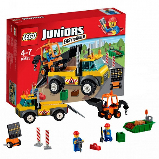 Конструктор Лего 10683 Грузовик для дорожных работ LEGO JUNIORS