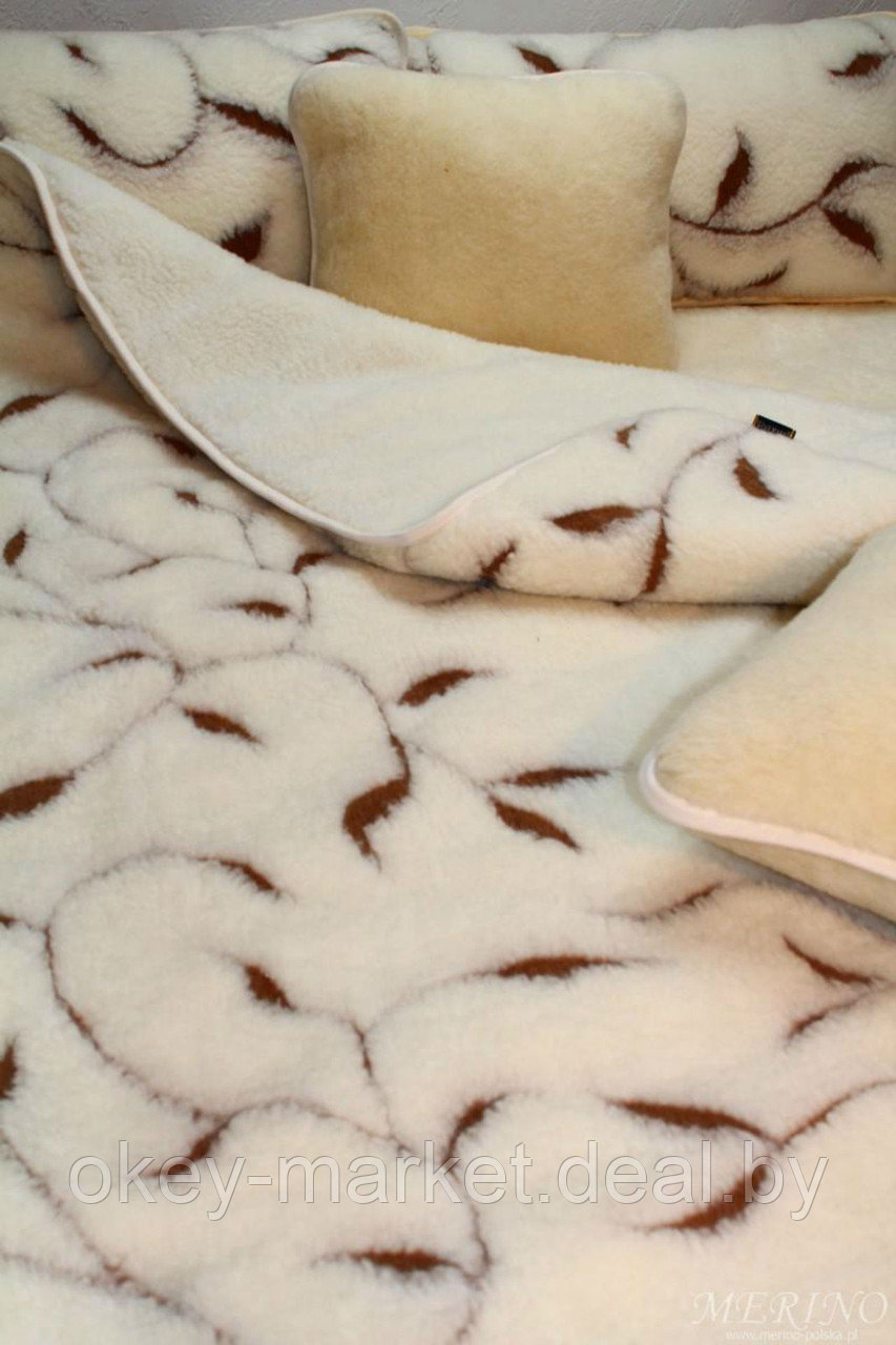 Одеяло с открытым ворсом из шерсти австралийского мериноса TUMBLER BENJAMIN .Размер 140х200