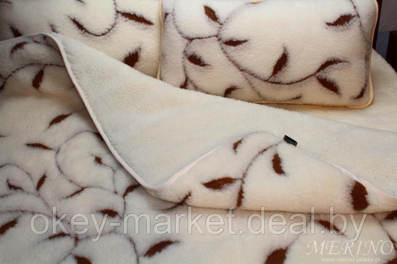 Одеяло с открытым ворсом из шерсти австралийского мериноса TUMBLER BENJAMIN .Размер 160х200 - фото 3 - id-p27502770