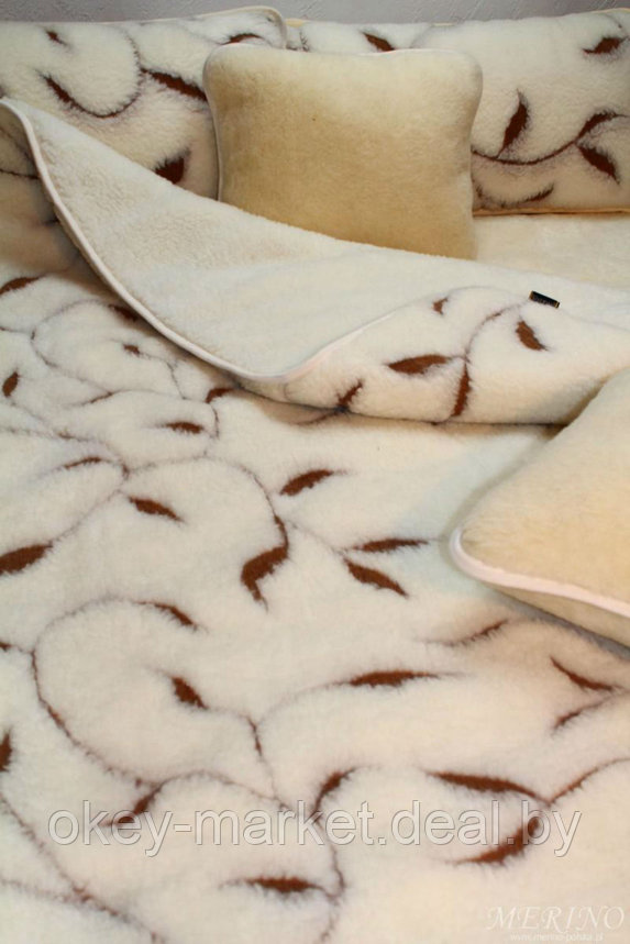 Одеяло с открытым ворсом из шерсти австралийского мериноса TUMBLER BENJAMIN .Размер 180х200, фото 2