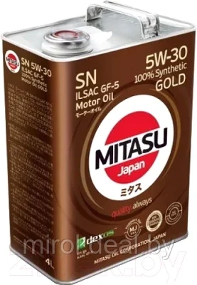 Моторное масло Mitasu 5W30 / MJ-101-5 - фото 1 - id-p202296943