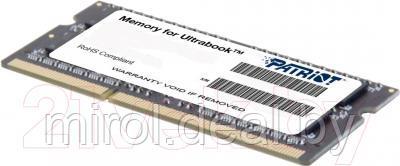 Оперативная память DDR3L Patriot PSD38G1600L2S - фото 2 - id-p202306976