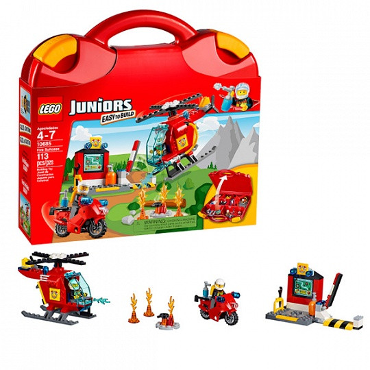 Конструктор Лего 10685 Чемоданчик «Пожар» Lego Juniors