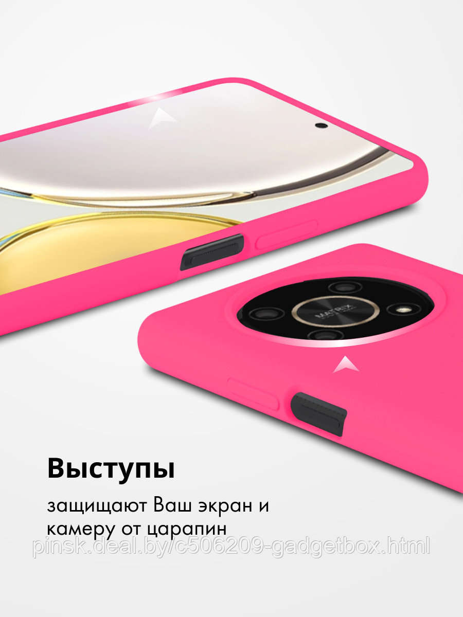 Силиконовый чехол для Huawei Honor X9 (розовый) - фото 3 - id-p202342108
