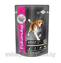 Консервы Eukanuba DOG ADULT LAMB 100г для собак с ягненоком в соусе