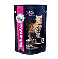 Консервы Eukanuba CAT ADULT SALMON 85г для кошек с лососем в соусе