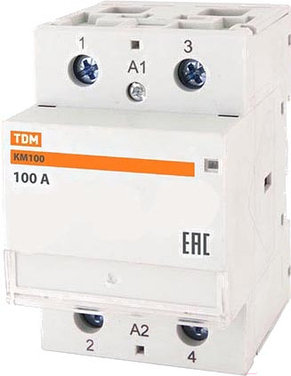 Контактор модульный км100/2-100 2но TDM SQ0213-0025, фото 2