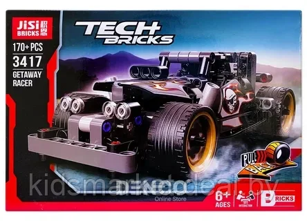 Конструктор Decool 3417 "Гоночный автомобиль", 170 деталей, аналог LEGO Technic 42046 - фото 1 - id-p202345036