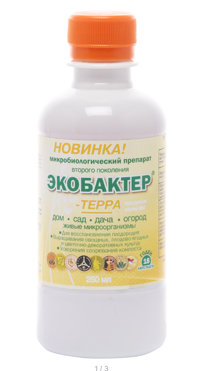 ЭКОБАКТЕР-ТЕРРА микробиологический препарат второго поколения 0,25л, РБ - фото 1 - id-p202345038