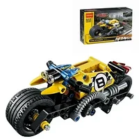 Конструктор Decool 3419 "Мотоцикл для трюков", 140 деталей, аналог Lego Technik