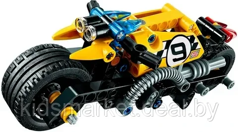 Конструктор Decool 3419 "Мотоцикл для трюков", 140 деталей, аналог Lego Technik - фото 2 - id-p202401240