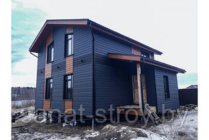 ЭкоБрус 0,345 Grand Line 0,5 Rooftop Бархат  RAL 9005 черный, фото 2