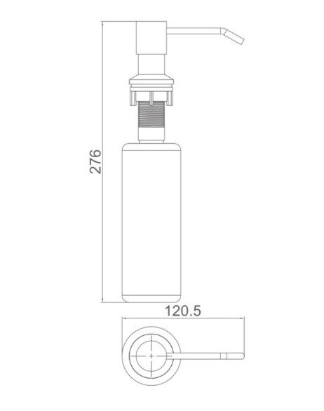 Дозатор жидкого мыла Ledeme L405-U - фото 2 - id-p202401797