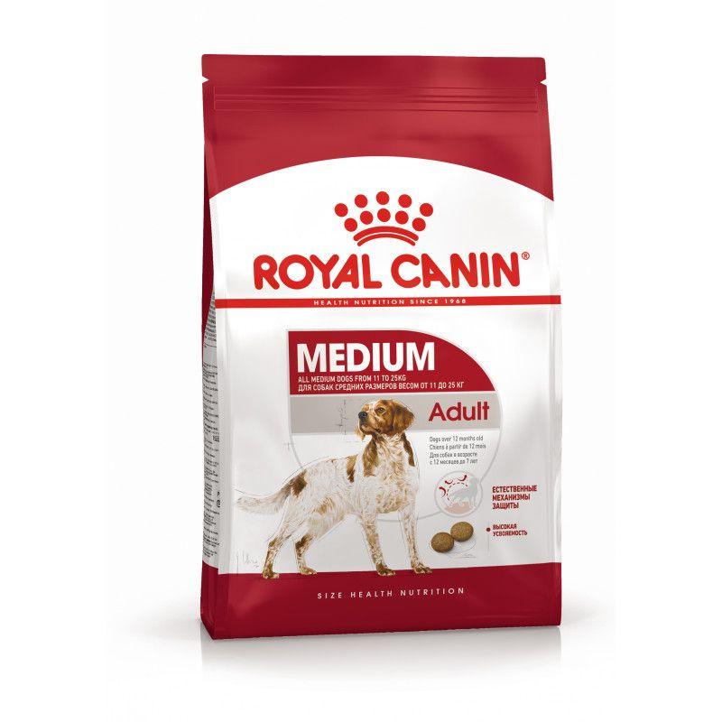 "Royal Canin" Medium Adult сухой корм для взрослых собак средних размеров 3кг - фото 1 - id-p202404973