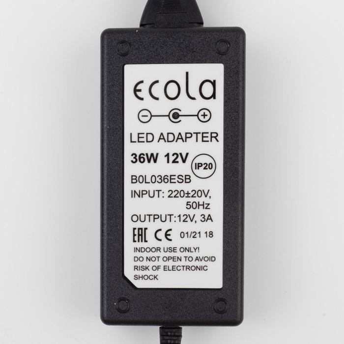 Блок питания Ecola для светодиодной ленты 12 В, 36 Вт, IP20 - фото 7 - id-p202416309