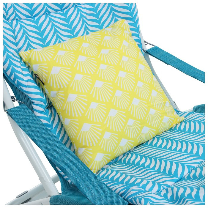 Кресло-шезлонг, матрас+подушка, HHK6/T, цвет бирюзовый - фото 2 - id-p202416772