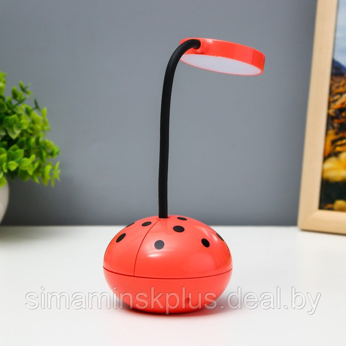 Настольная лампа "Жучок" LED 3Вт USB АКБ МИКС 8,5х8,5х25,5 см - фото 8 - id-p202413316