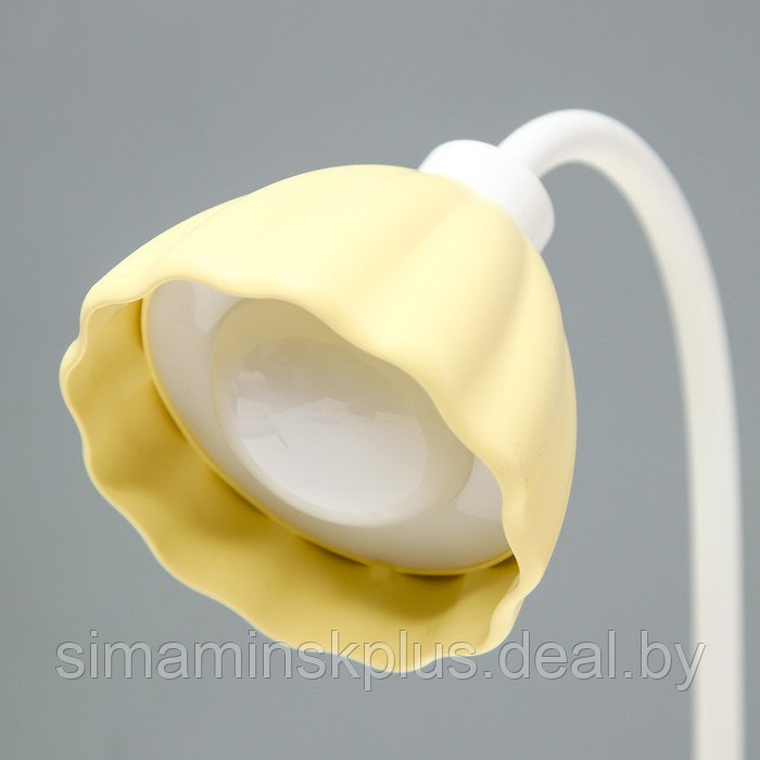 Настольная лампа "Лайни" LED 2Вт USB АКБ жёлтый 10,5x10,5x37 см - фото 9 - id-p202413327