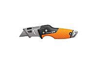 Нож строительный складной со сменным лезвием CARBONMAX FISKARS 1027224