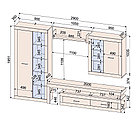 Стенка Loft-8 (Гостиная-4) Интерлиния, фото 4