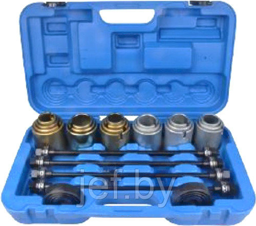 Набор для замены сайлентблоков втулок и подшипников универсальный 26 предметов ROCKFORCE RF-933T1