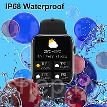 Умные часы 8 серии Smart Watch T800 Pro MAX  1,92-дюймовый дисплей, IP68   цвет : черный
