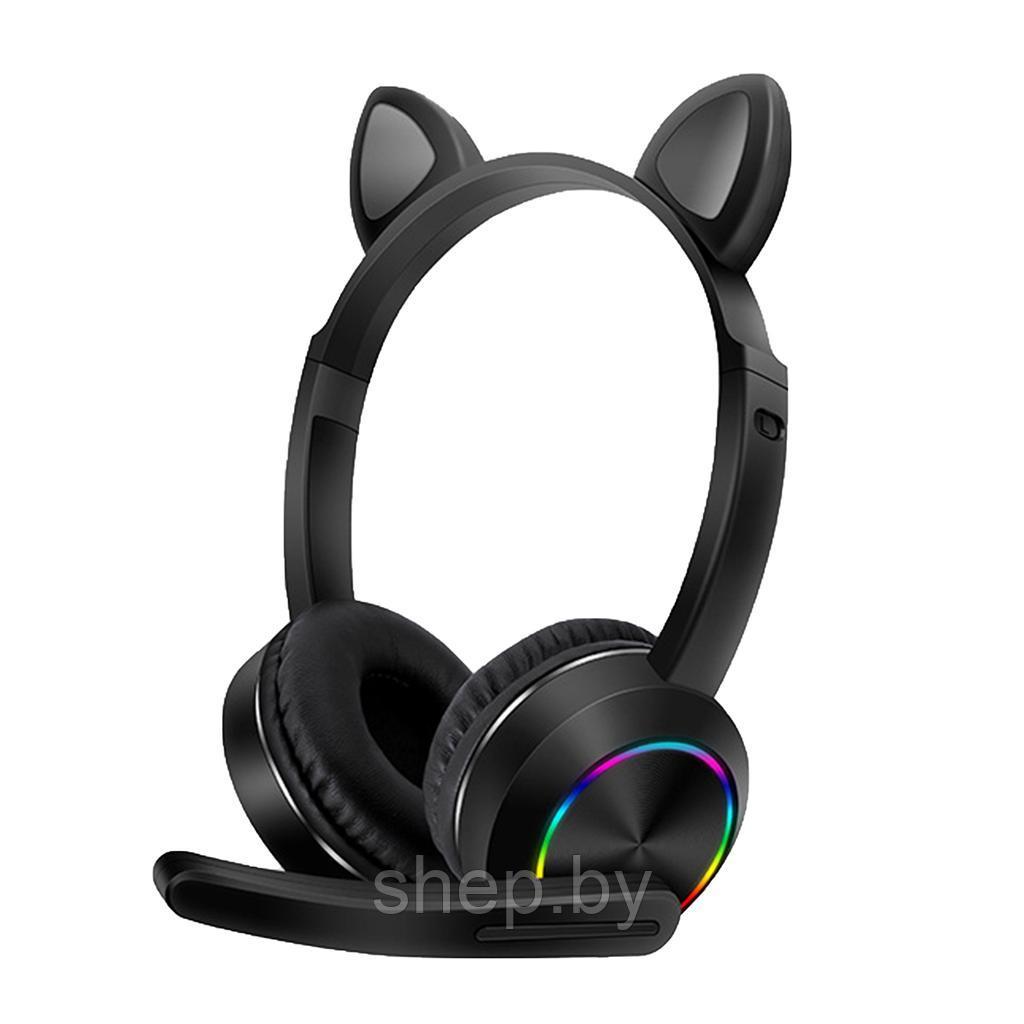 Наушники Cat Ear AKZ-020 проводные ("кошачьи ушки") LED подсветка с микрофоном Цвет : есть выбор - фото 4 - id-p202421457